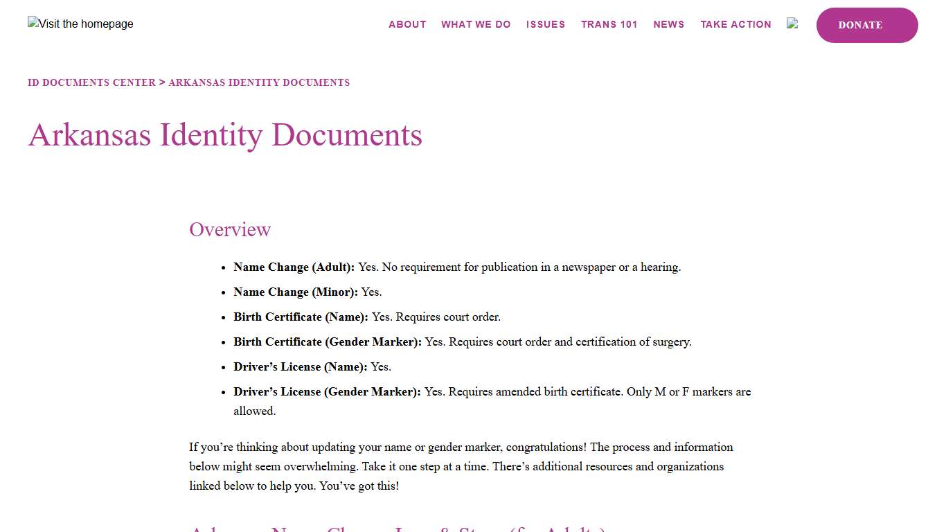 Arkansas Identity Documents A4TE